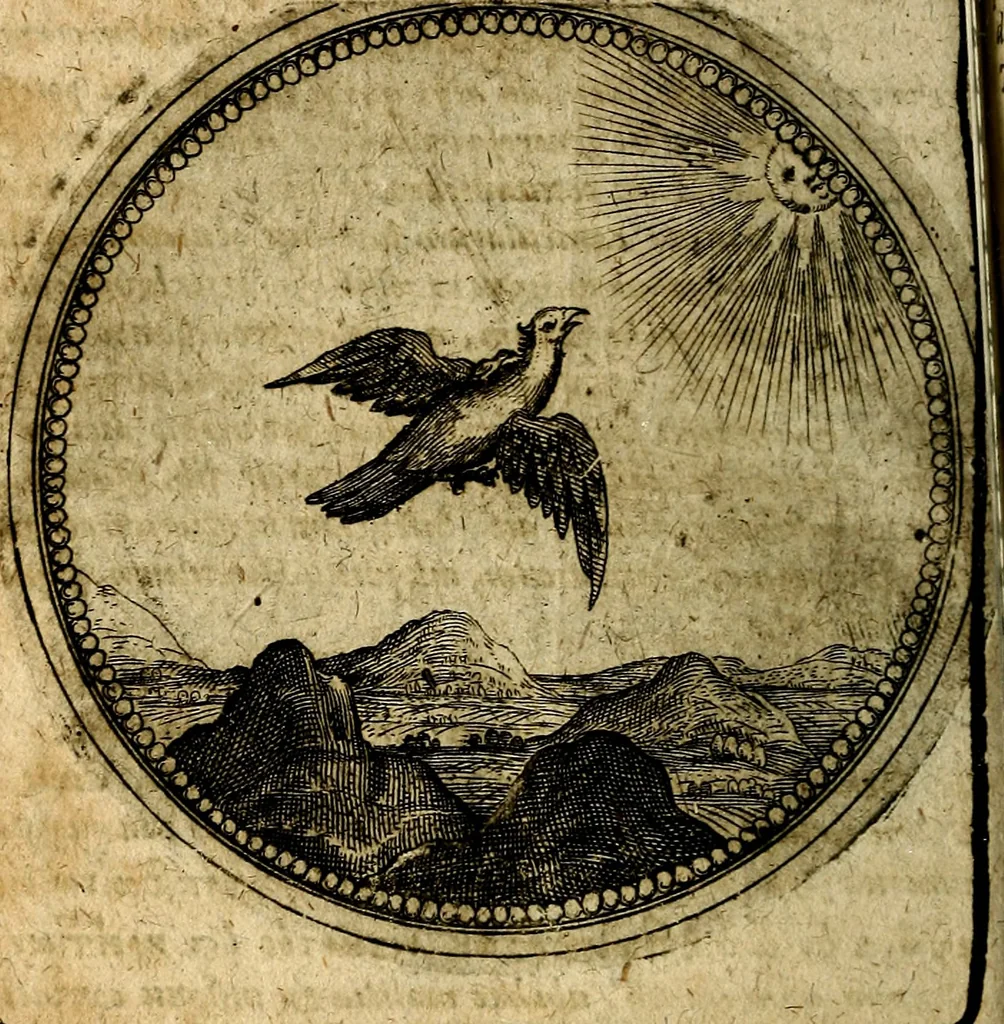 An illustration from Joachimi Camerarii Symbolorum et emblematum, centuriae quatuor .., 1668, leaf 429