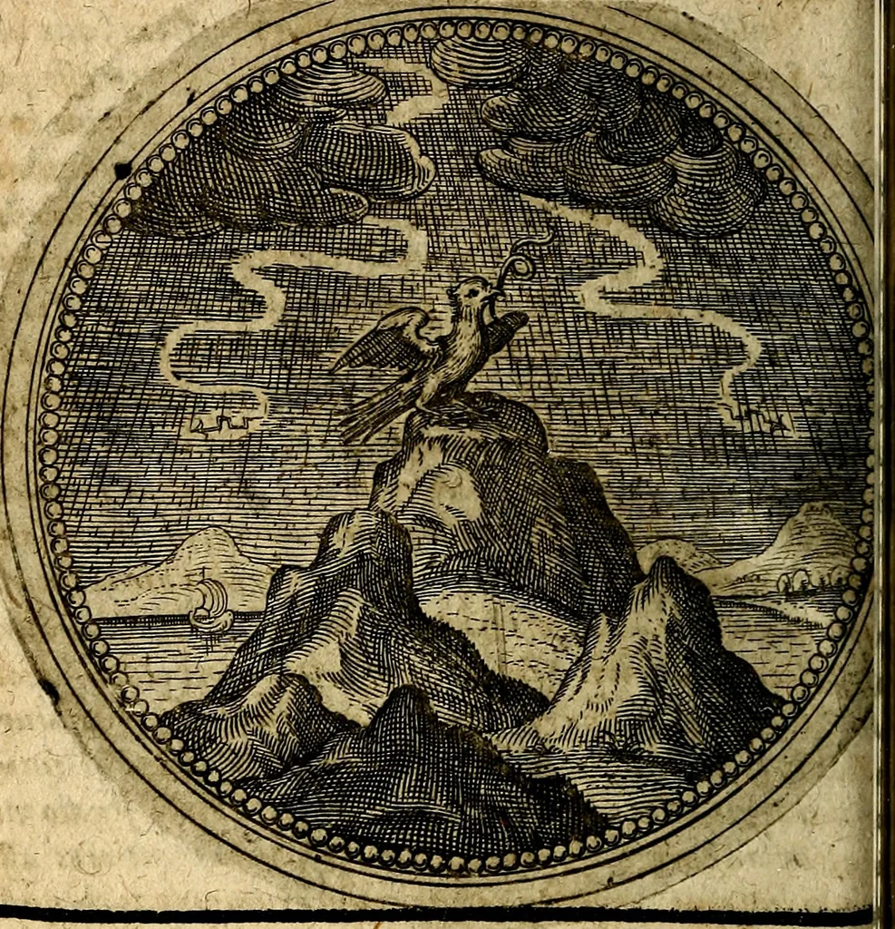An illustration from Joachimi Camerarii Symbolorum et emblematum, centuriae quatuor .., 1668, leaf 433