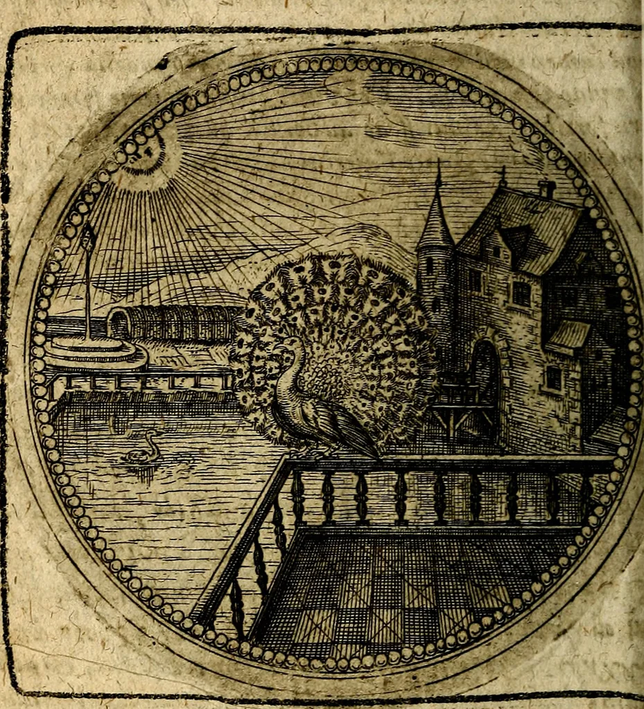 An illustration from Joachimi Camerarii Symbolorum et emblematum, centuriae quatuor .., 1668, leaf 457