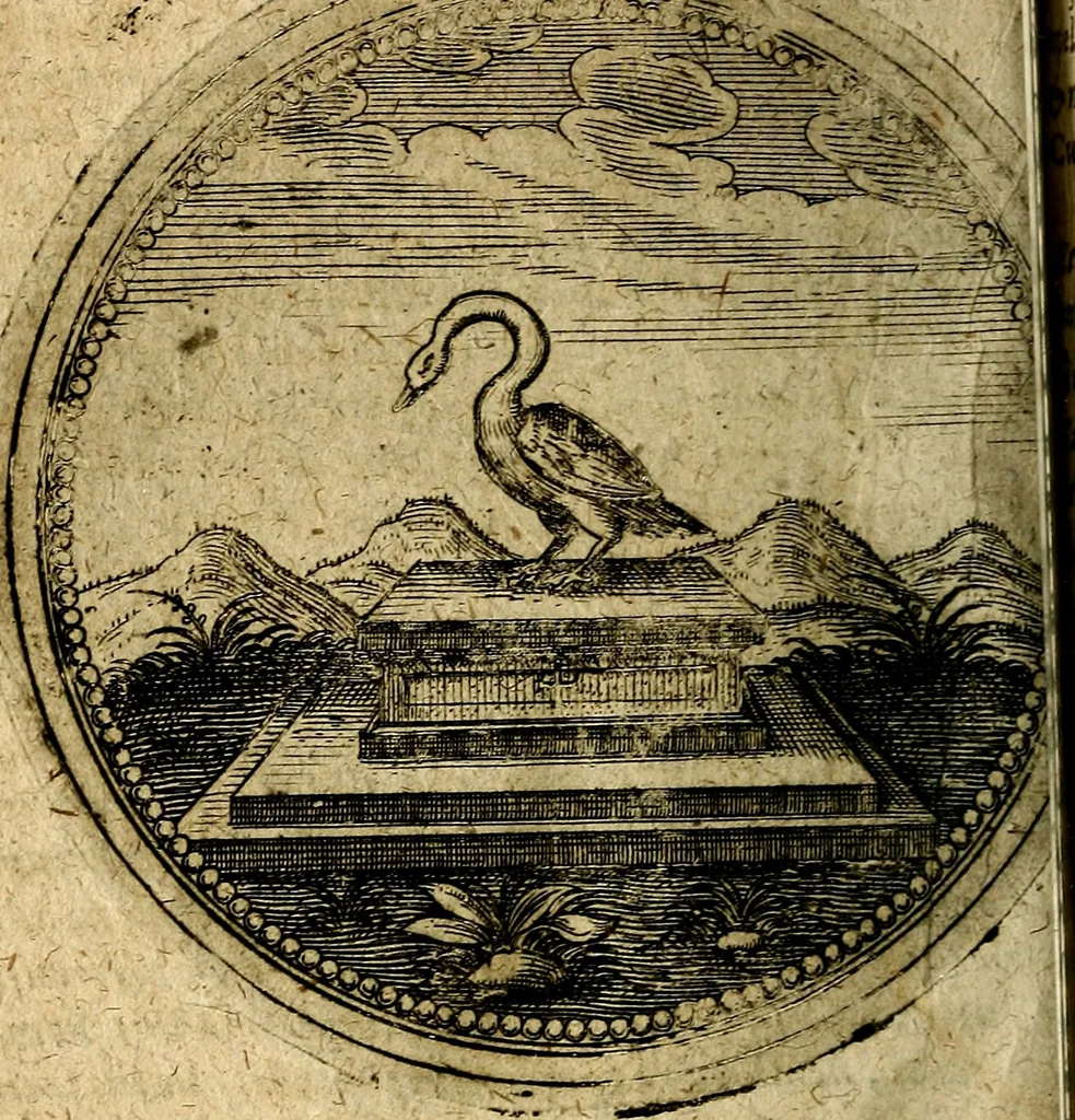 An illustration from Joachimi Camerarii Symbolorum et emblematum, centuriae quatuor .., 1668, leaf 463