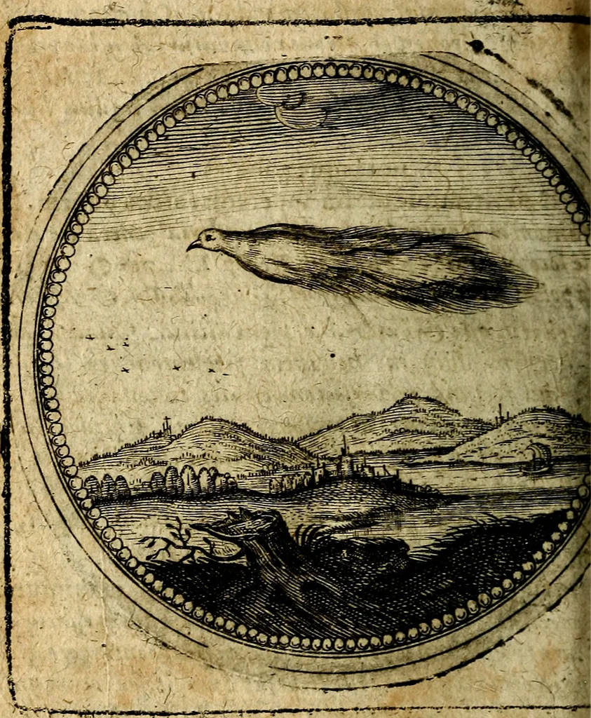 An illustration from Joachimi Camerarii Symbolorum et emblematum, centuriae quatuor .., 1668, leaf 503