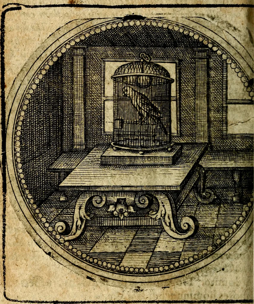 An illustration from Joachimi Camerarii Symbolorum et emblematum, centuriae quatuor .., 1668, leaf 507