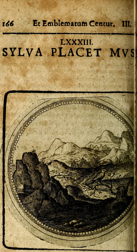 An illustration from Joachimi Camerarii Symbolorum et emblematum, centuriae quatuor .., 1668, leaf 583