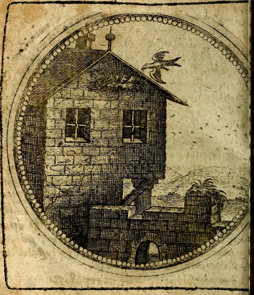 An illustration from Joachimi Camerarii Symbolorum et emblematum, centuriae quatuor .., 1668, leaf 587