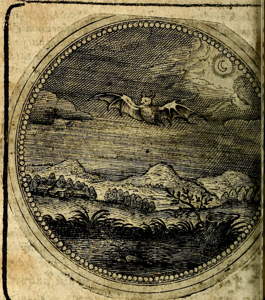 An illustration from Joachimi Camerarii Symbolorum et emblematum, centuriae quatuor .., 1668, leaf 595