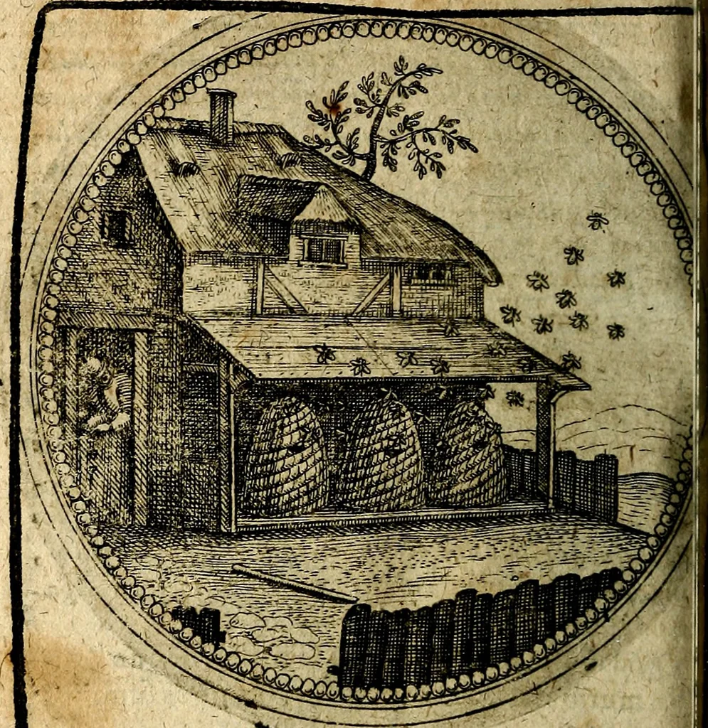 An illustration from Joachimi Camerarii Symbolorum et emblematum, centuriae quatuor .., 1668, leaf 597