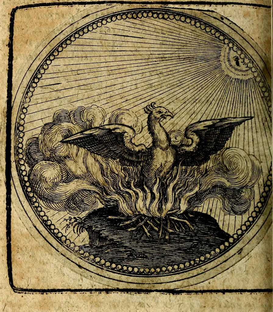 An illustration from Joachimi Camerarii Symbolorum et emblematum, centuriae quatuor .., 1668, leaf 617