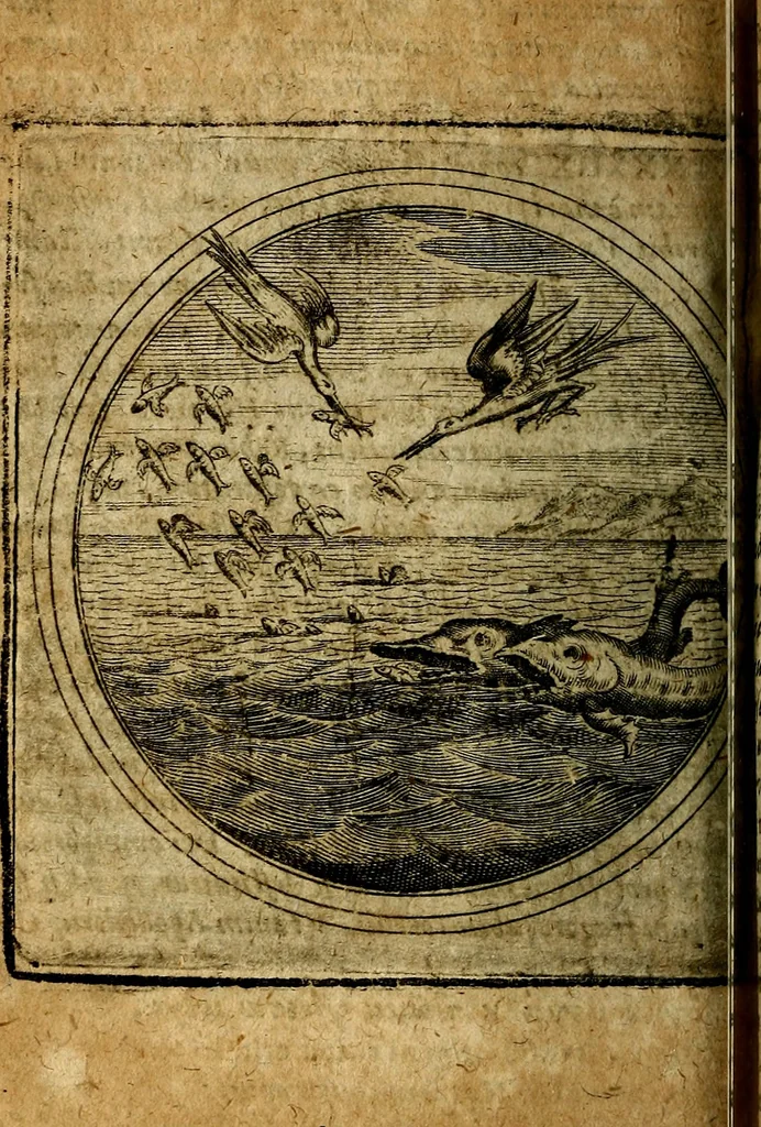 An illustration from Joachimi Camerarii Symbolorum et emblematum, centuriae quatuor .., 1668, leaf 635