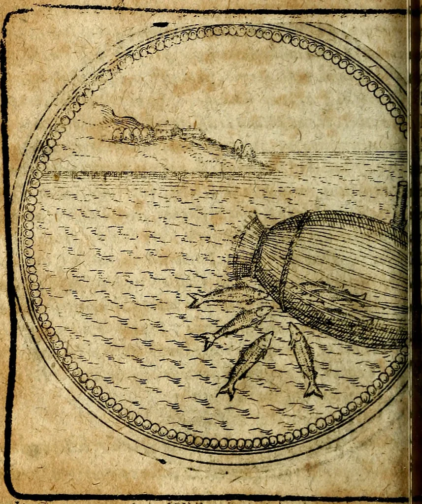An illustration from Joachimi Camerarii Symbolorum et emblematum, centuriae quatuor .., 1668, leaf 665
