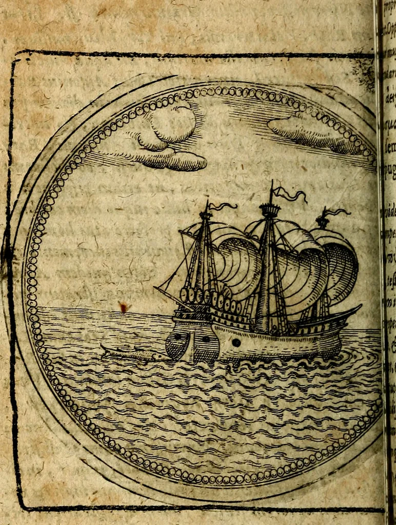 An illustration from Joachimi Camerarii Symbolorum et emblematum, centuriae quatuor .., 1668, leaf 677