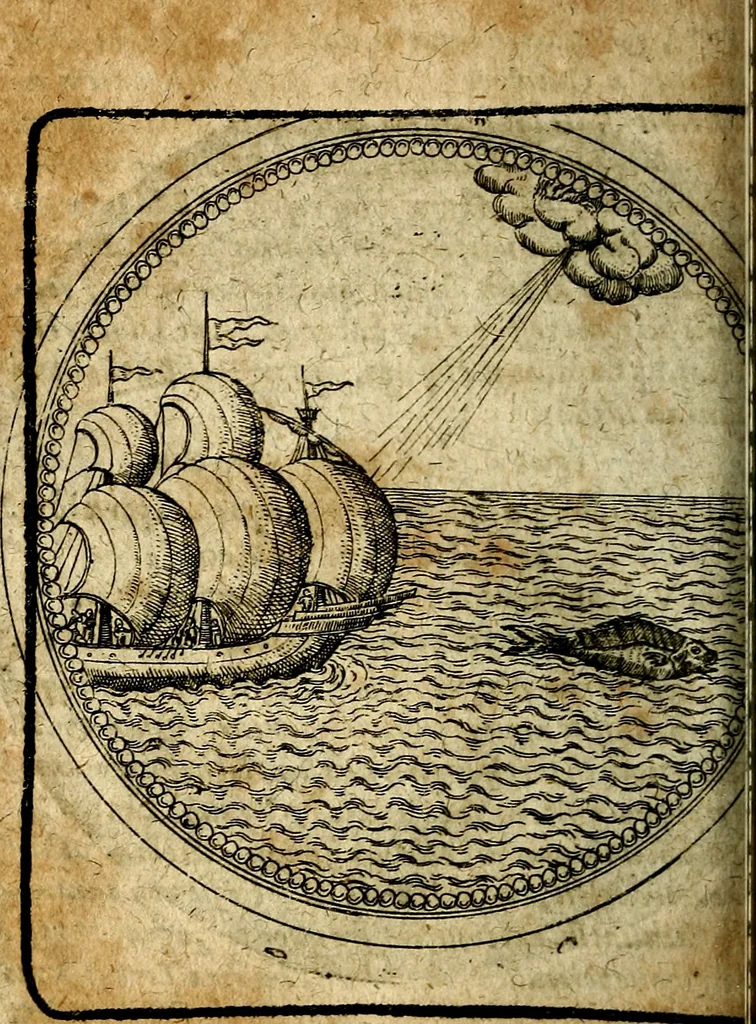 An illustration from Joachimi Camerarii Symbolorum et emblematum, centuriae quatuor .., 1668, leaf 693