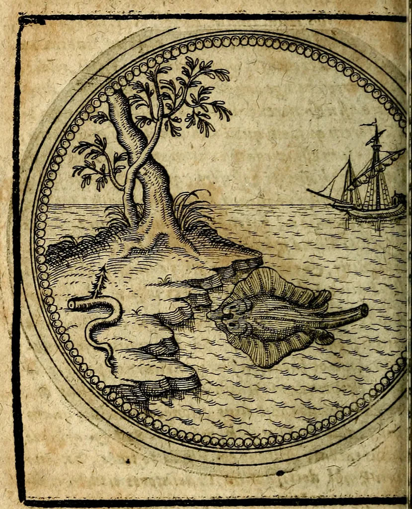 An illustration from Joachimi Camerarii Symbolorum et emblematum, centuriae quatuor .., 1668, leaf 707