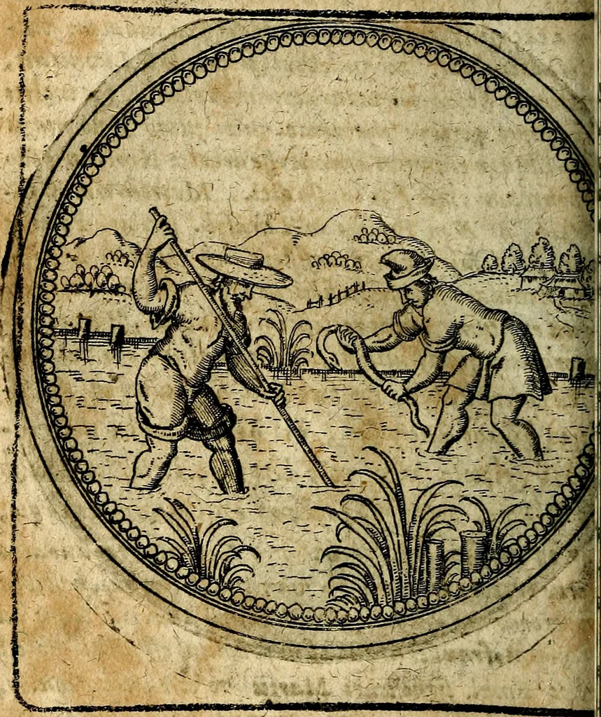 An illustration from Joachimi Camerarii Symbolorum et emblematum, centuriae quatuor .., 1668, leaf 713
