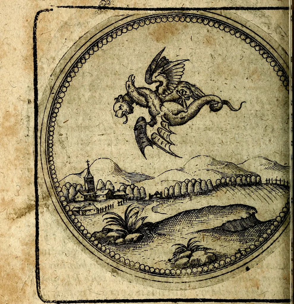 An illustration from Joachimi Camerarii Symbolorum et emblematum, centuriae quatuor .., 1668, leaf 777