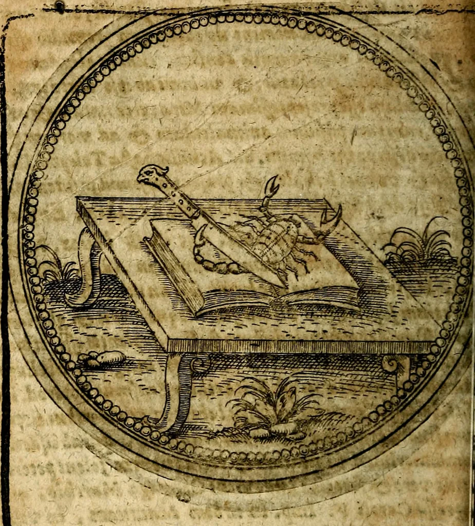An illustration from Joachimi Camerarii Symbolorum et emblematum, centuriae quatuor .., 1668, leaf 815