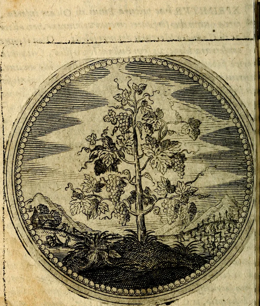 An illustration from Joachimi Camerarii Symbolorum et emblematum, centuriae quatuor .., 1668, leaf 89