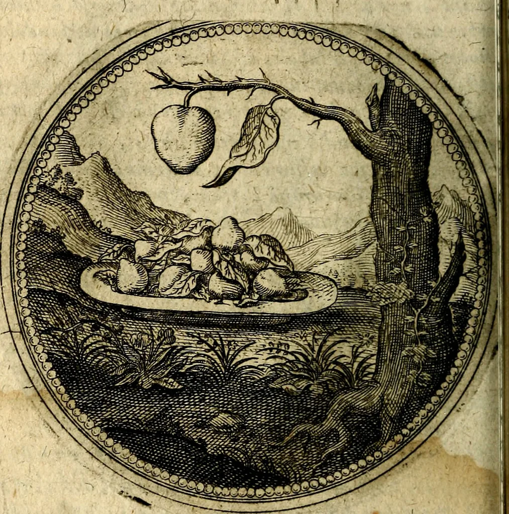 An illustration from Joachimi Camerarii Symbolorum et emblematum, centuriae quatuor .., 1668, leaf 99