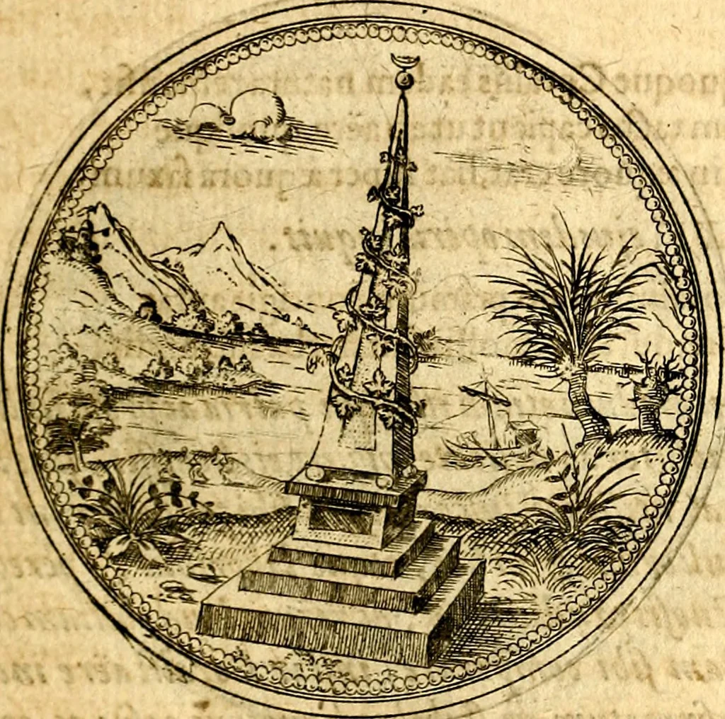 An illustration from Joachimi Camerarii Symbolorvm et emblematvm centvriæ tres. I. Ex herbis & stirpibus. II. Ex animalibus quadrupedibus. III. Ex volatilibus & insectis. Accessit noviter centvria IV. Ex aquatilibus & reptilibus. Cvm figvris æneis, 1605, leaf 132