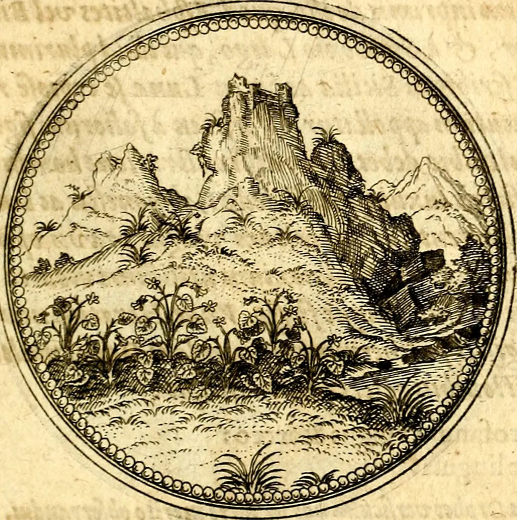 An illustration from Joachimi Camerarii Symbolorvm et emblematvm centvriæ tres. I. Ex herbis & stirpibus. II. Ex animalibus quadrupedibus. III. Ex volatilibus & insectis. Accessit noviter centvria IV. Ex aquatilibus & reptilibus. Cvm figvris æneis, 1605, leaf 152