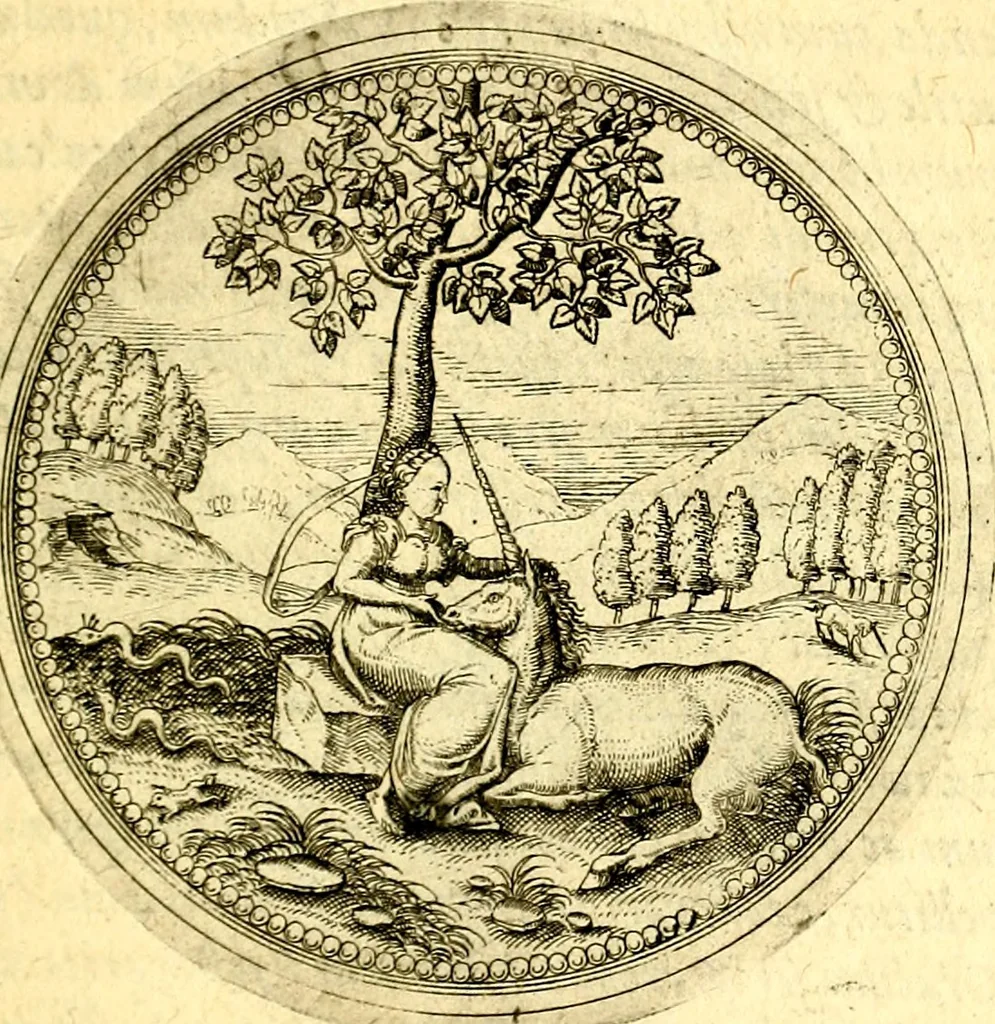 An illustration from Joachimi Camerarii Symbolorvm et emblematvm centvriæ tres. I. Ex herbis & stirpibus. II. Ex animalibus quadrupedibus. III. Ex volatilibus & insectis. Accessit noviter centvria IV. Ex aquatilibus & reptilibus. Cvm figvris æneis, 1605, leaf 234