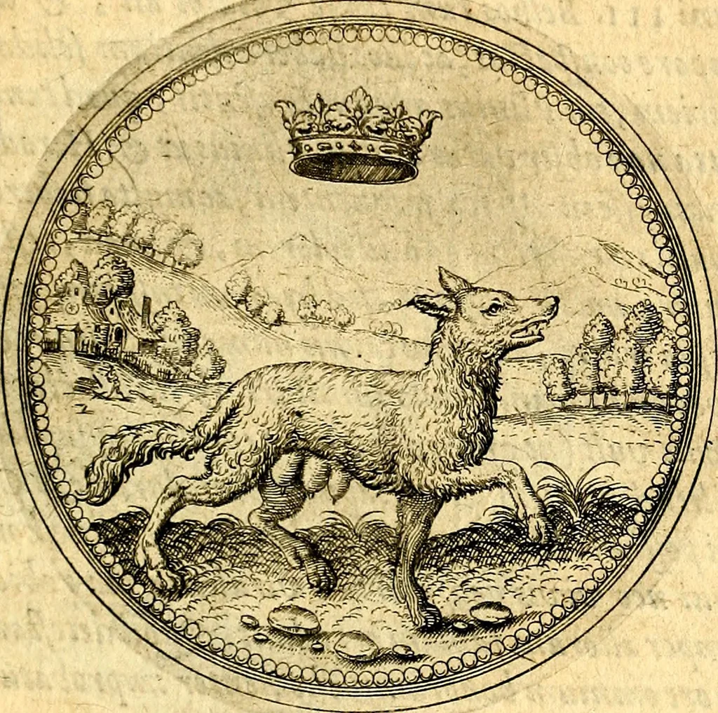 An illustration from Joachimi Camerarii Symbolorvm et emblematvm centvriæ tres. I. Ex herbis & stirpibus. II. Ex animalibus quadrupedibus. III. Ex volatilibus & insectis. Accessit noviter centvria IV. Ex aquatilibus & reptilibus. Cvm figvris æneis, 1605, leaf 312