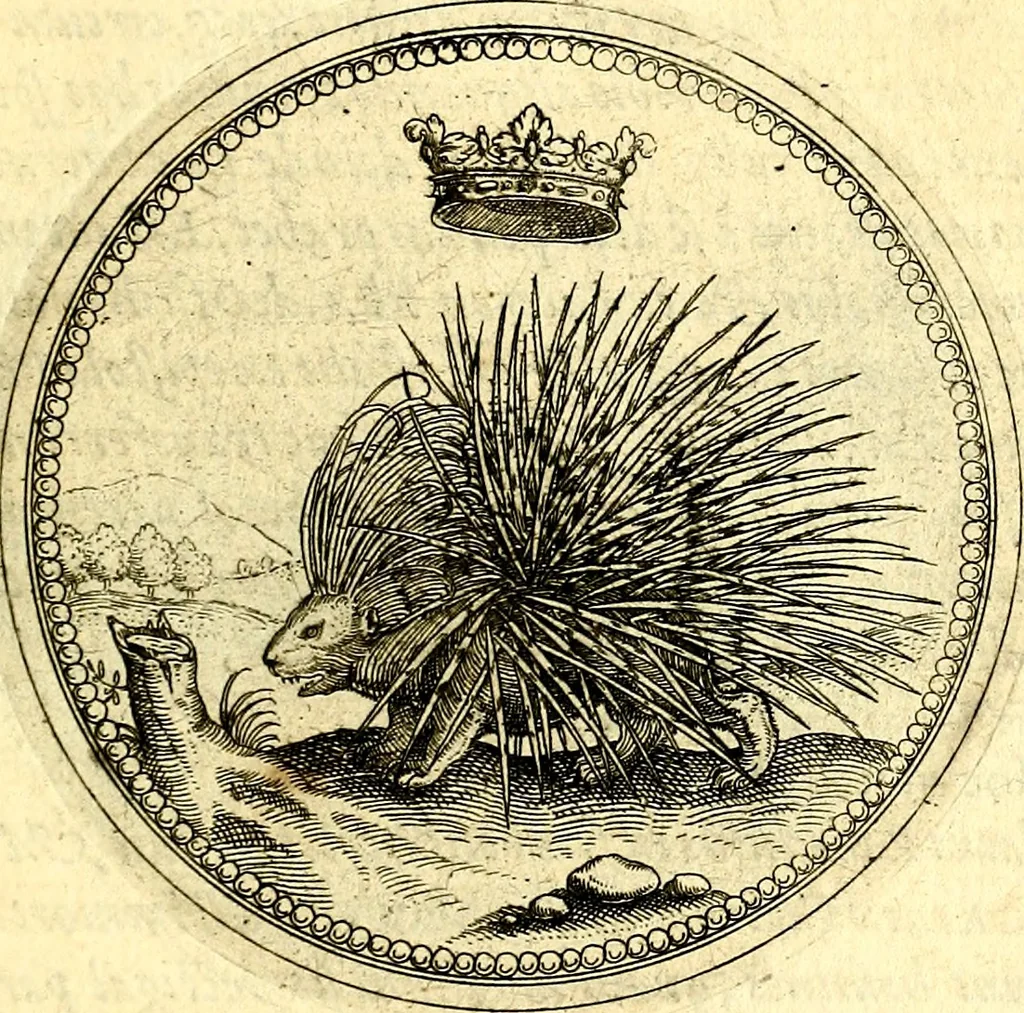 An illustration from Joachimi Camerarii Symbolorvm et emblematvm centvriæ tres. I. Ex herbis & stirpibus. II. Ex animalibus quadrupedibus. III. Ex volatilibus & insectis. Accessit noviter centvria IV. Ex aquatilibus & reptilibus. Cvm figvris æneis, 1605, leaf 376