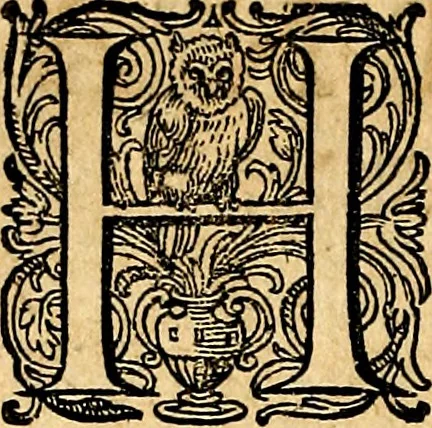 An illustration from Joachimi Camerarii Symbolorvm et emblematvm centvriæ tres. I. Ex herbis & stirpibus. II. Ex animalibus quadrupedibus. III. Ex volatilibus & insectis. Accessit noviter centvria IV. Ex aquatilibus & reptilibus. Cvm figvris æneis, 1605, leaf 55