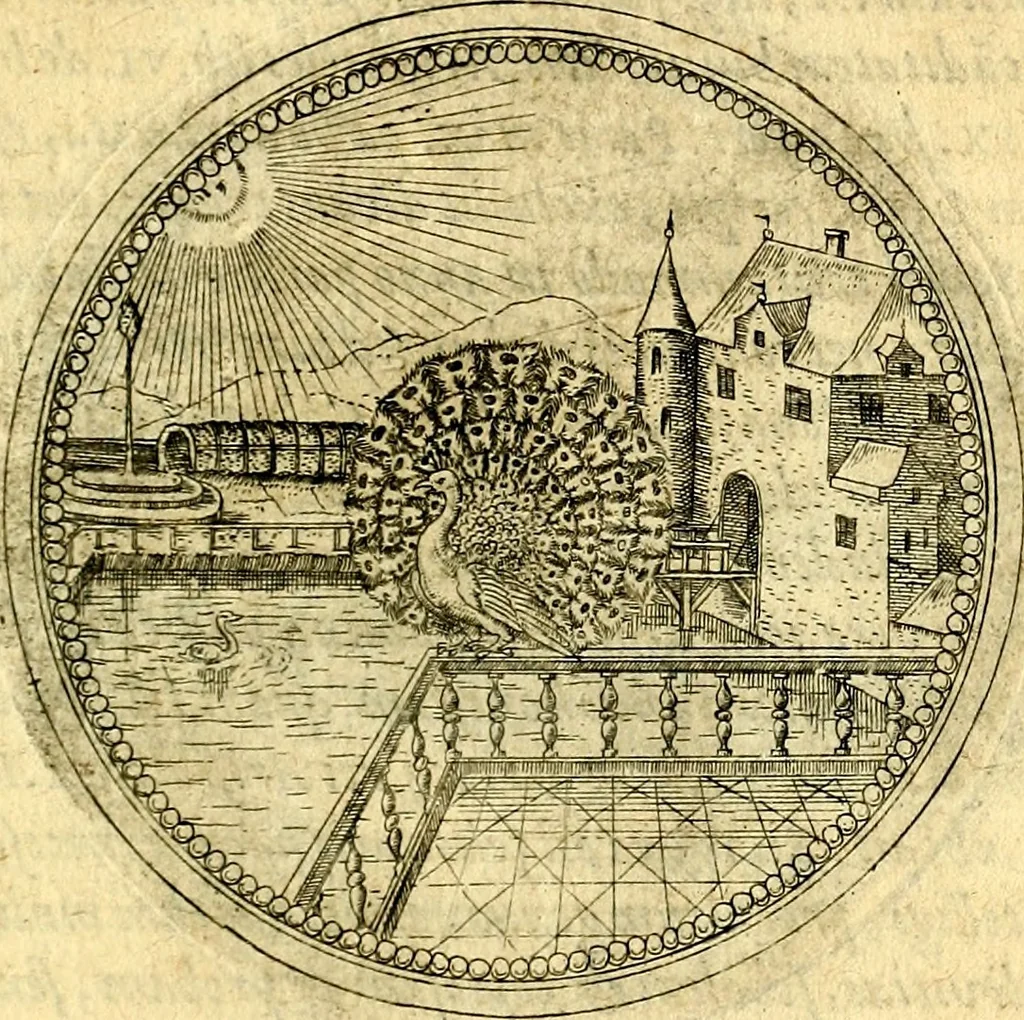 An illustration from Joachimi Camerarii Symbolorvm et emblematvm centvriæ tres. I. Ex herbis & stirpibus. II. Ex animalibus quadrupedibus. III. Ex volatilibus & insectis. Accessit noviter centvria IV. Ex aquatilibus & reptilibus. Cvm figvris æneis, 1605, leaf 456