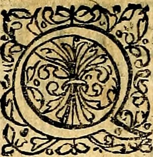 An illustration from Joachimi Camerarii Symbolorvm et emblematvm centvriæ tres. I. Ex herbis & stirpibus. II. Ex animalibus quadrupedibus. III. Ex volatilibus & insectis. Accessit noviter centvria IV. Ex aquatilibus & reptilibus. Cvm figvris æneis, 1605, leaf 585