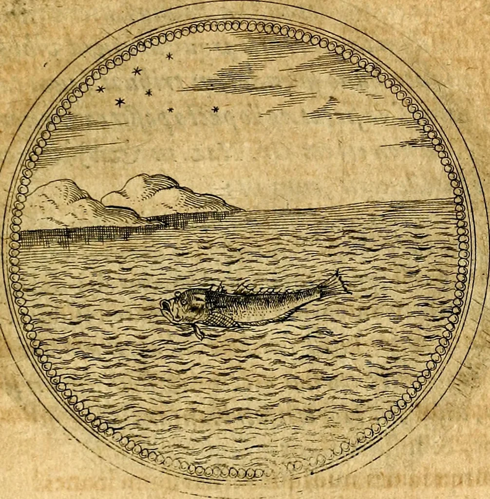 An illustration from Joachimi Camerarii Symbolorvm et emblematvm centvriæ tres. I. Ex herbis & stirpibus. II. Ex animalibus quadrupedibus. III. Ex volatilibus & insectis. Accessit noviter centvria IV. Ex aquatilibus & reptilibus. Cvm figvris æneis, 1605, leaf 664
