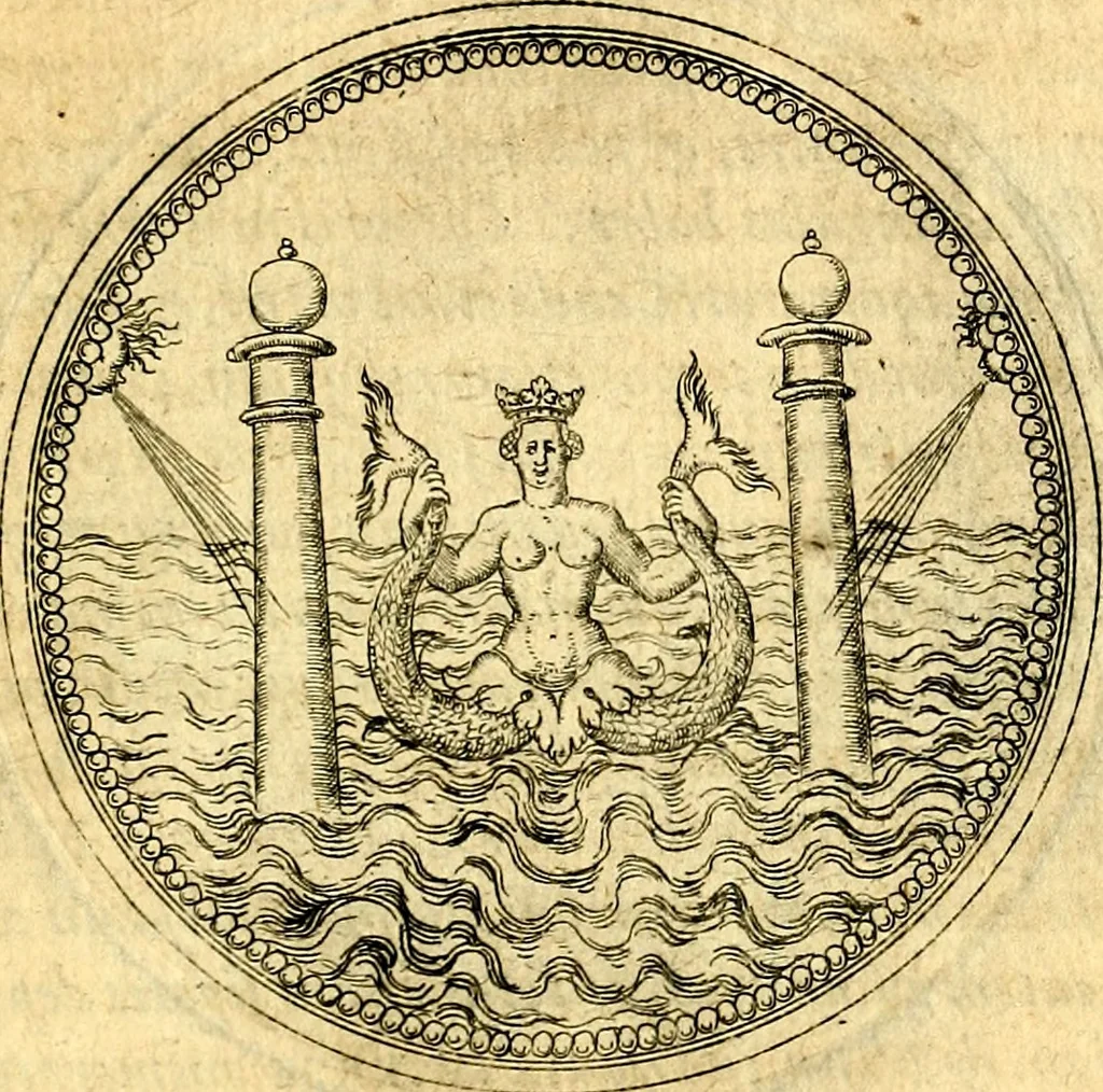 An illustration from Joachimi Camerarii Symbolorvm et emblematvm centvriæ tres. I. Ex herbis & stirpibus. II. Ex animalibus quadrupedibus. III. Ex volatilibus & insectis. Accessit noviter centvria IV. Ex aquatilibus & reptilibus. Cvm figvris æneis, 1605, leaf 758