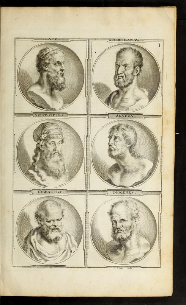 An illustration from Joachimi de Sandrart ... Academia nobilissimæ artis pictoriæ. : Sive Dē veris & genuinis hujusdem proprietatibus, theorematibus, secretis atque requisitis aliis ... instructio fundamentalis ... : Unà cum artificum tam Ægyptiorum, Græcorum & Romanorum; quàm Italorum, Gallorum, Anglorum, Germanorum, Belgarum, aliorumq[ue] ... vitis atque encomiis ... eorundemque, plusquàm ducentis iconibus ... ære expressis, erecta atq[ue] publicata, 1683, leaf 131