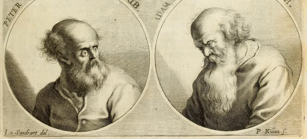 An illustration from Joachimi de Sandrart ... Academia nobilissimæ artis pictoriæ. : Sive Dē veris & genuinis hujusdem proprietatibus, theorematibus, secretis atque requisitis aliis ... instructio fundamentalis ... : Unà cum artificum tam Ægyptiorum, Græcorum & Romanorum; quàm Italorum, Gallorum, Anglorum, Germanorum, Belgarum, aliorumq[ue] ... vitis atque encomiis ... eorundemque, plusquàm ducentis iconibus ... ære expressis, erecta atq[ue] publicata, 1683, leaf 281
