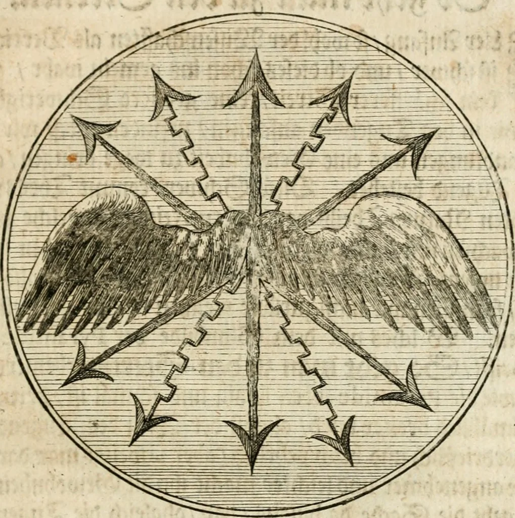 An illustration from Joannes de Boria Moralische Sinn-Bilder, 1698, leaf 100