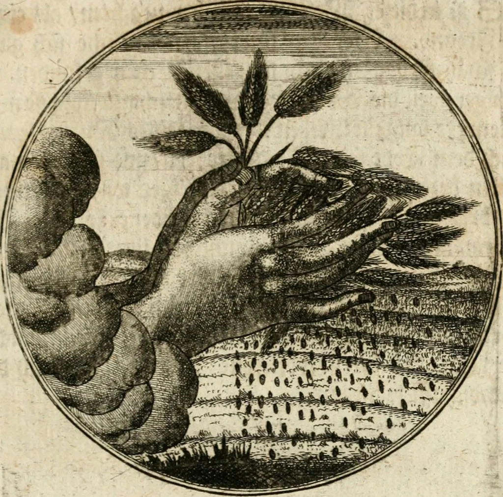 An illustration from Joannes de Boria Moralische Sinn-Bilder, 1698, leaf 124