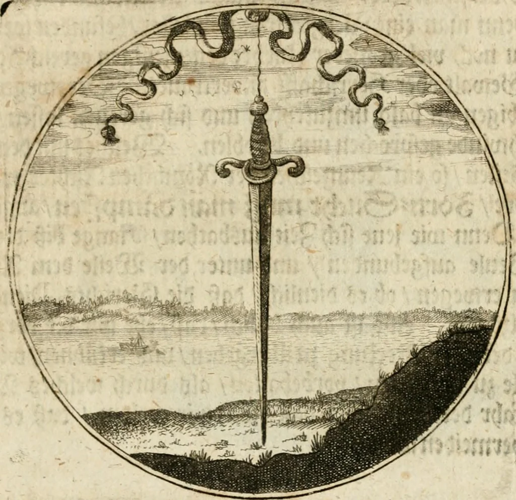 An illustration from Joannes de Boria Moralische Sinn-Bilder, 1698, leaf 154