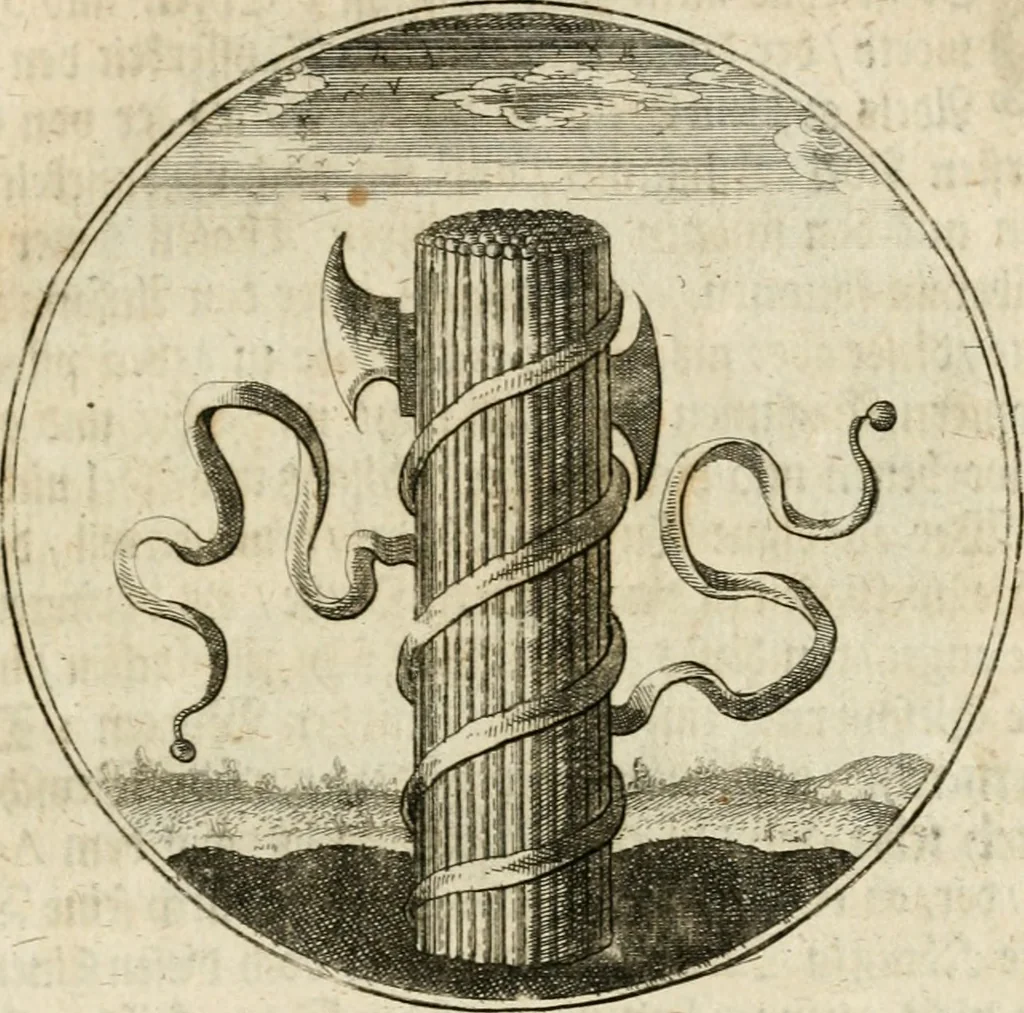 An illustration from Joannes de Boria Moralische Sinn-Bilder, 1698, leaf 156
