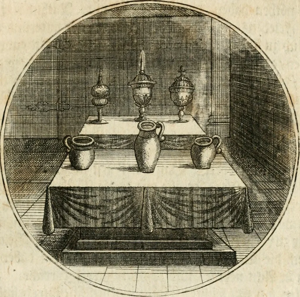 An illustration from Joannes de Boria Moralische Sinn-Bilder, 1698, leaf 158