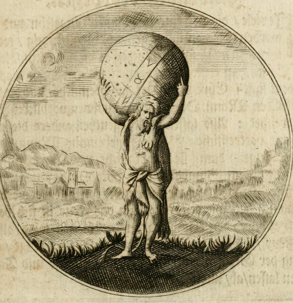 An illustration from Joannes de Boria Moralische Sinn-Bilder, 1698, leaf 18