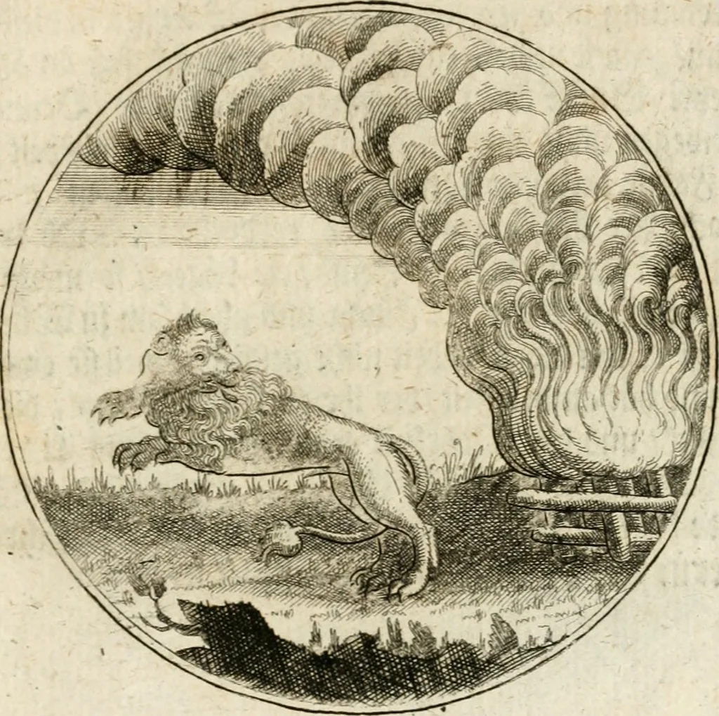 An illustration from Joannes de Boria Moralische Sinn-Bilder, 1698, leaf 180
