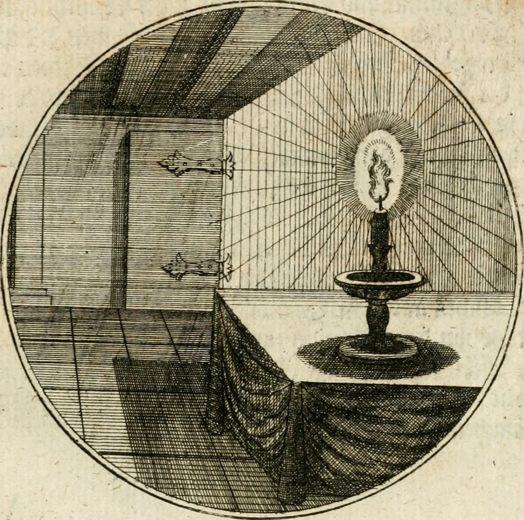 An illustration from Joannes de Boria Moralische Sinn-Bilder, 1698, leaf 186