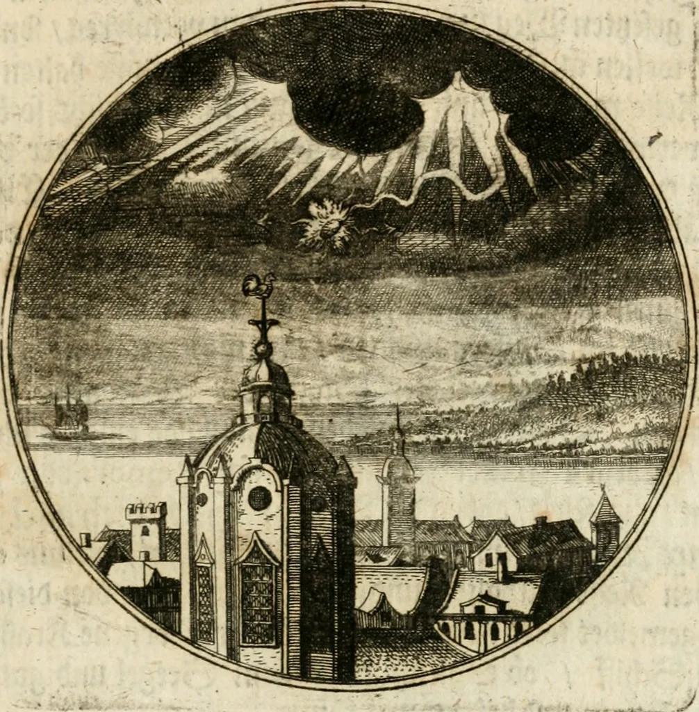 An illustration from Joannes de Boria Moralische Sinn-Bilder, 1698, leaf 202