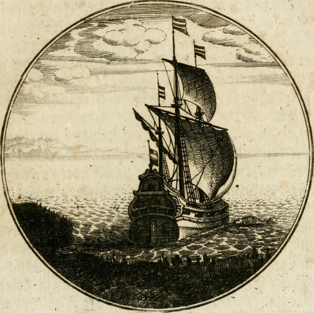 An illustration from Joannes de Boria Moralische Sinn-Bilder, 1698, leaf 204