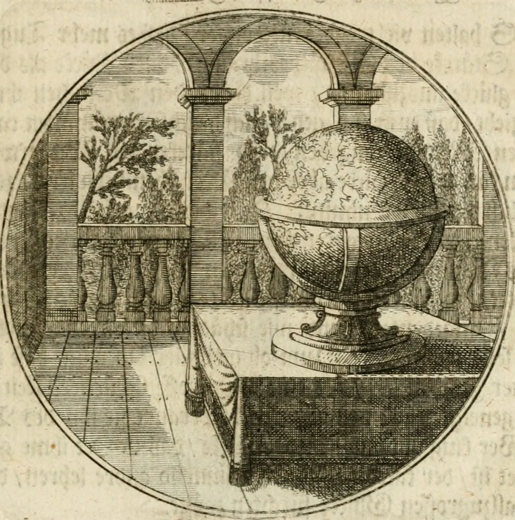 An illustration from Joannes de Boria Moralische Sinn-Bilder, 1698, leaf 26