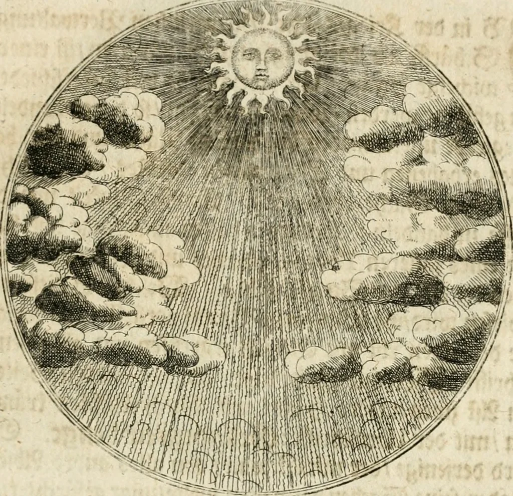 An illustration from Joannes de Boria Moralische Sinn-Bilder, 1698, leaf 32