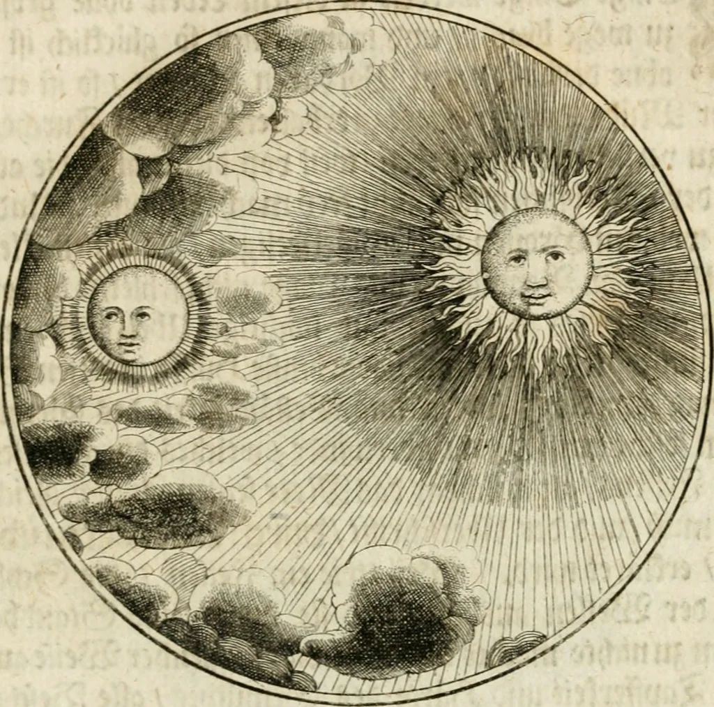 An illustration from Joannes de Boria Moralische Sinn-Bilder, 1698, leaf 44