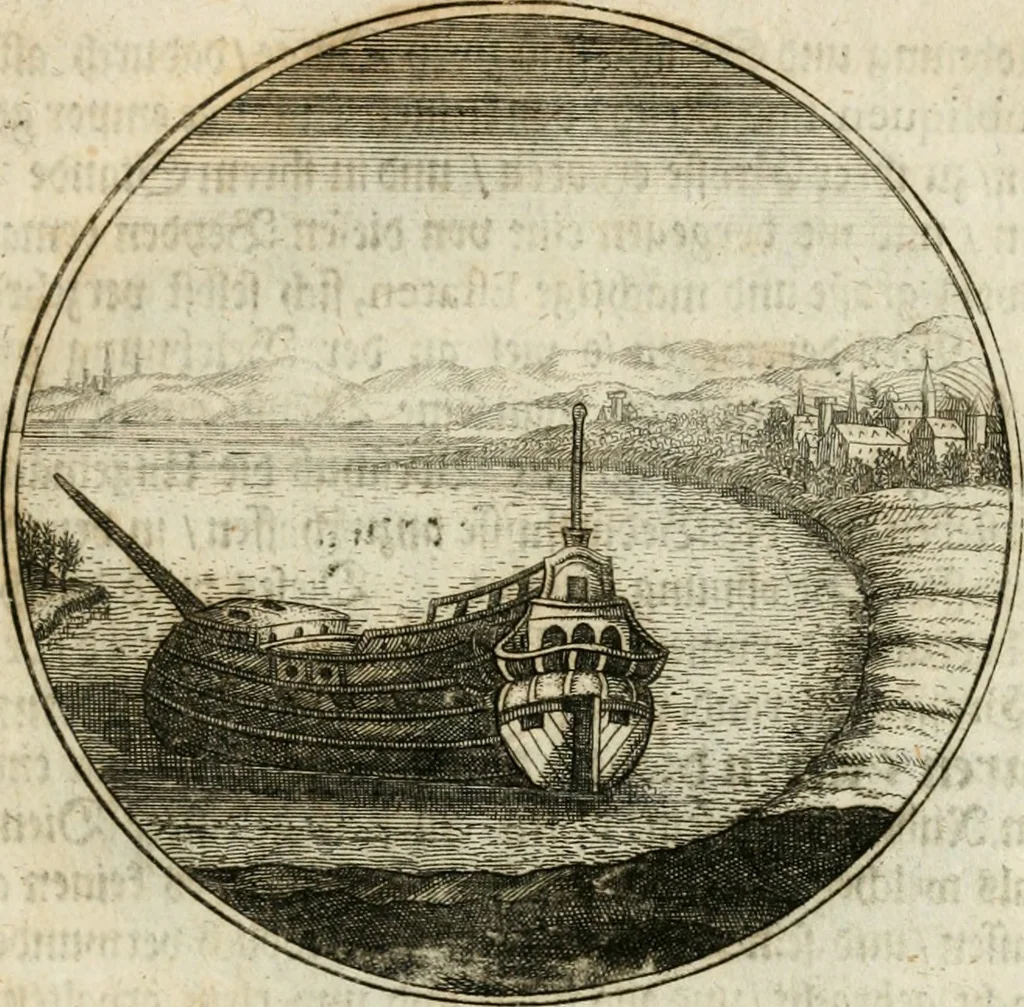 An illustration from Joannes de Boria Moralische Sinn-Bilder, 1698, leaf 60
