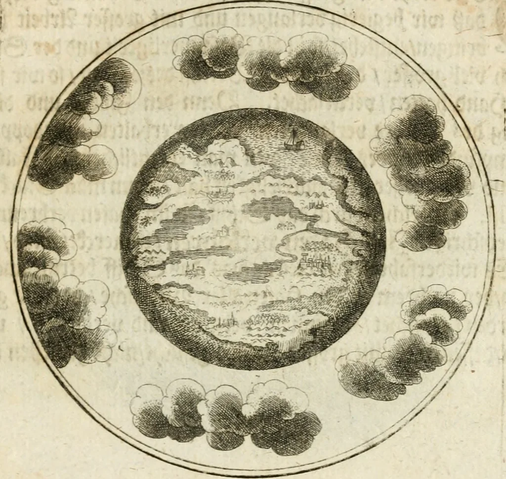 An illustration from Joannes de Boria Moralische Sinn-Bilder, 1698, leaf 64