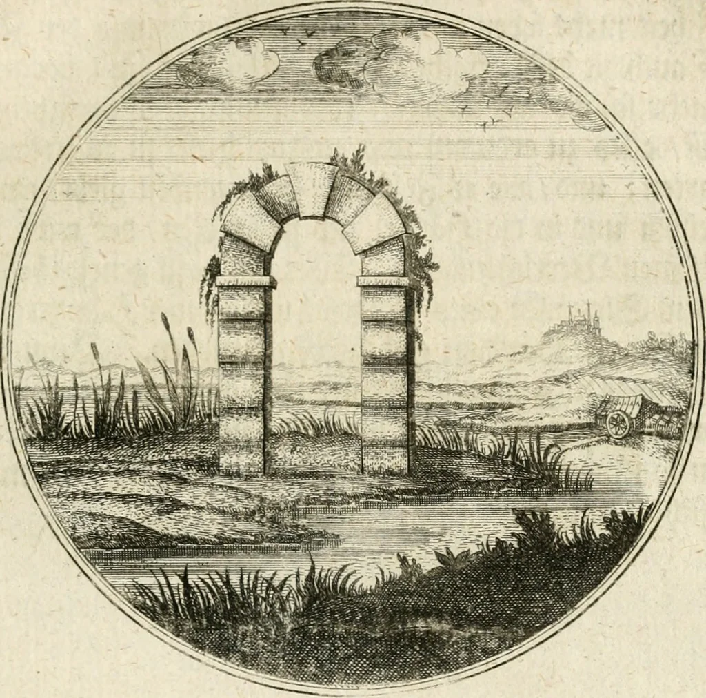 An illustration from Joannes de Boria Moralische Sinn-Bilder, 1698, leaf 82