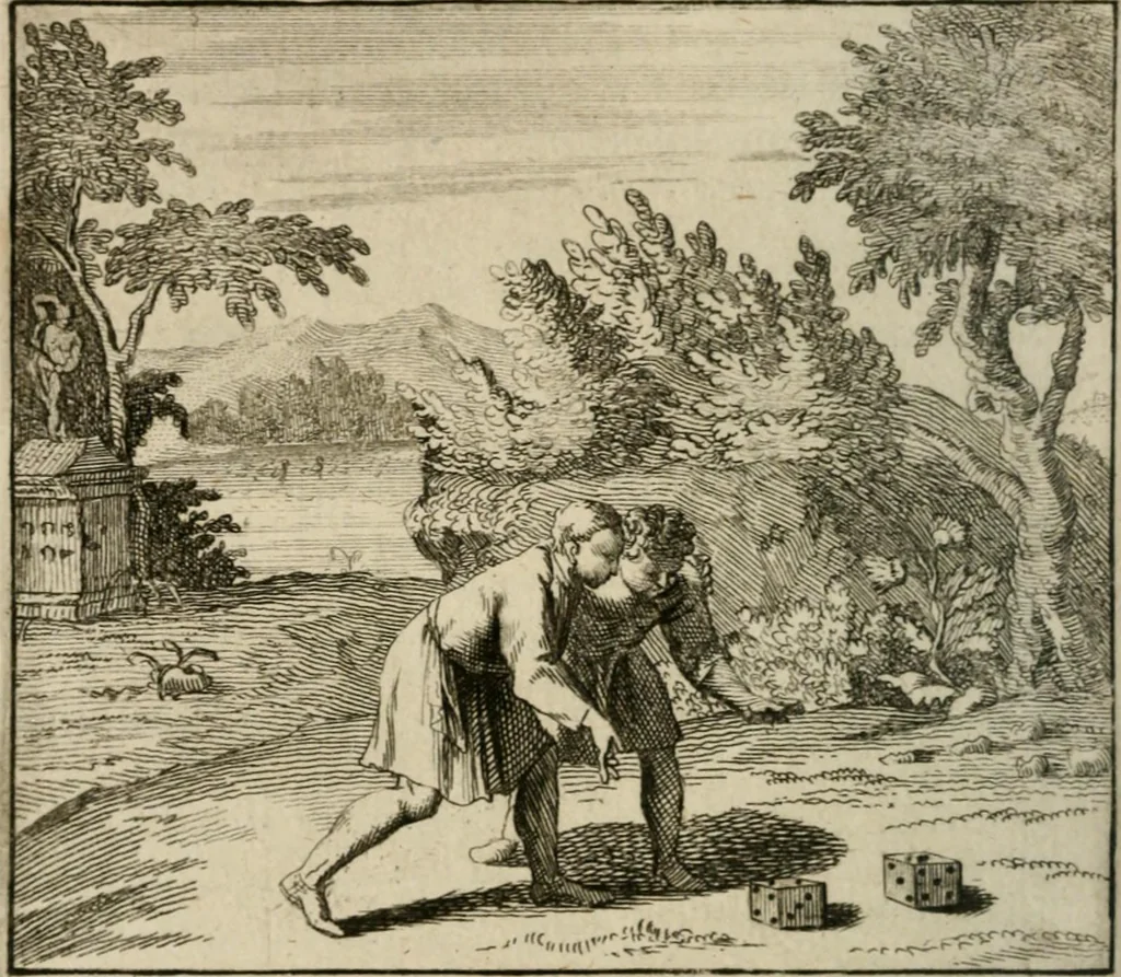 An illustration from Joannes Michaelis von der Ketten ... Apelles symbolicus, 1699, leaf 273